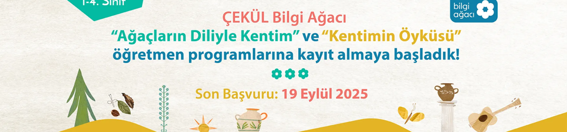 ÇEKÜL Bilgi Ağacı’nın öğretmen eğitimi programları başlıyor