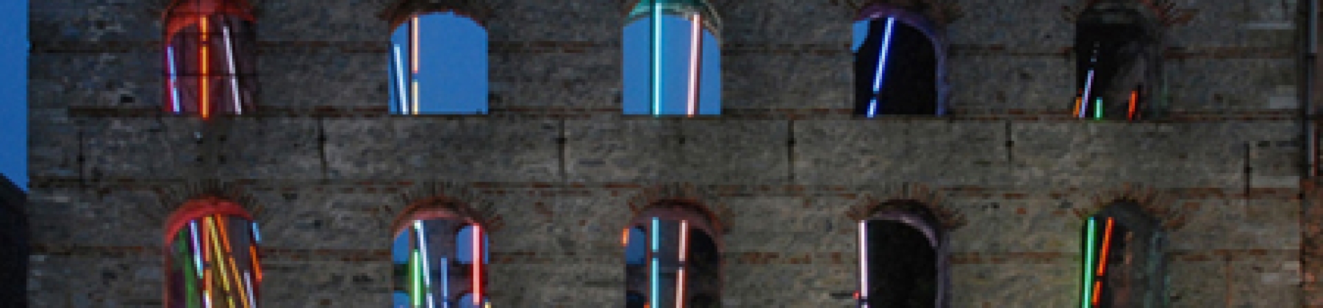 Paşalimanı'ndaki 153 yıllık un fabrikası ışıklandırıldı