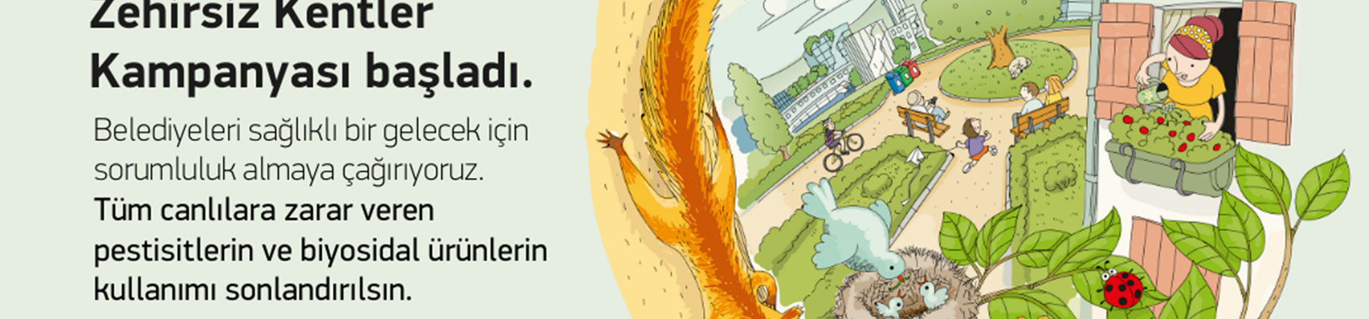 75 Kurum Zehirsiz Kentler için Harekete Geçti