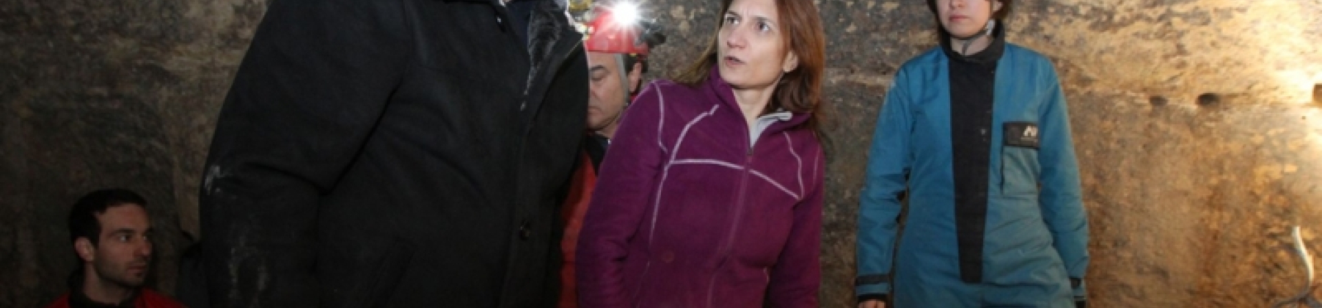 Gaziantep mağaralarını keşfediyor