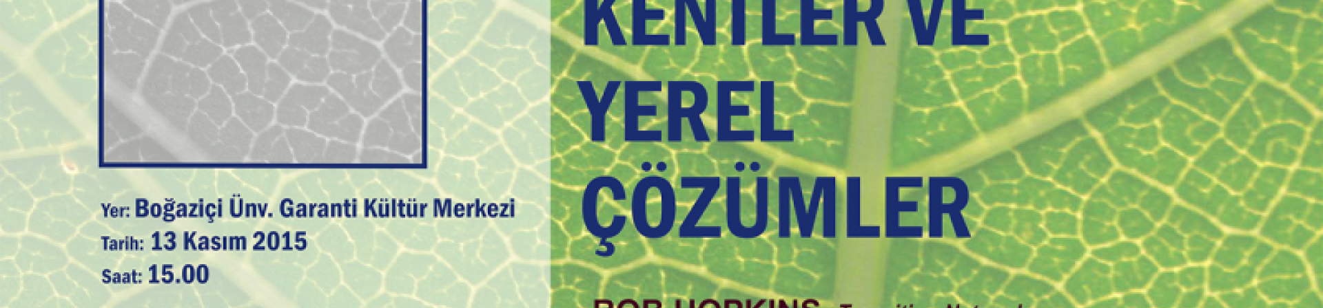 İklim Forumunda ÇEKÜL Oturumu