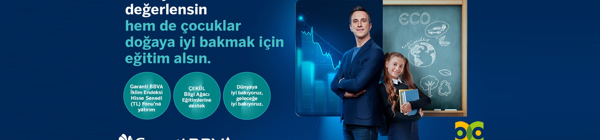 Garanti BBVA Portföyden ÇEKÜL Bilgi Ağacına Destek 